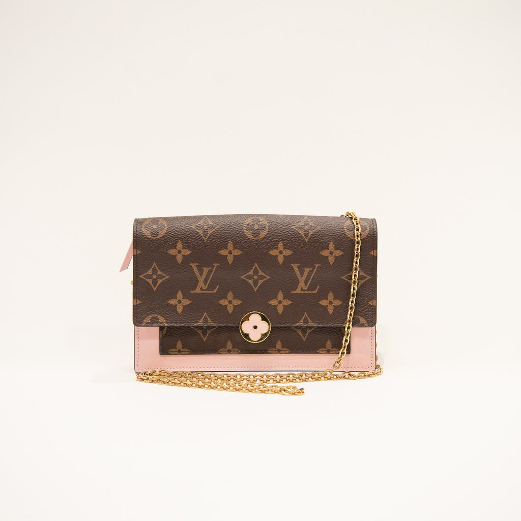 LOUIS VUITTON Flore Wallet On Chain