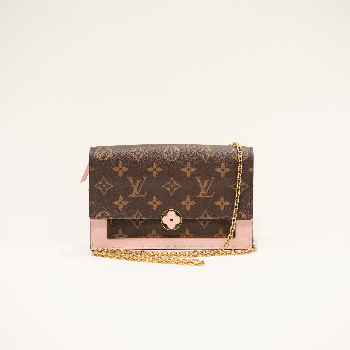 LOUIS VUITTON Flore Wallet On Chain