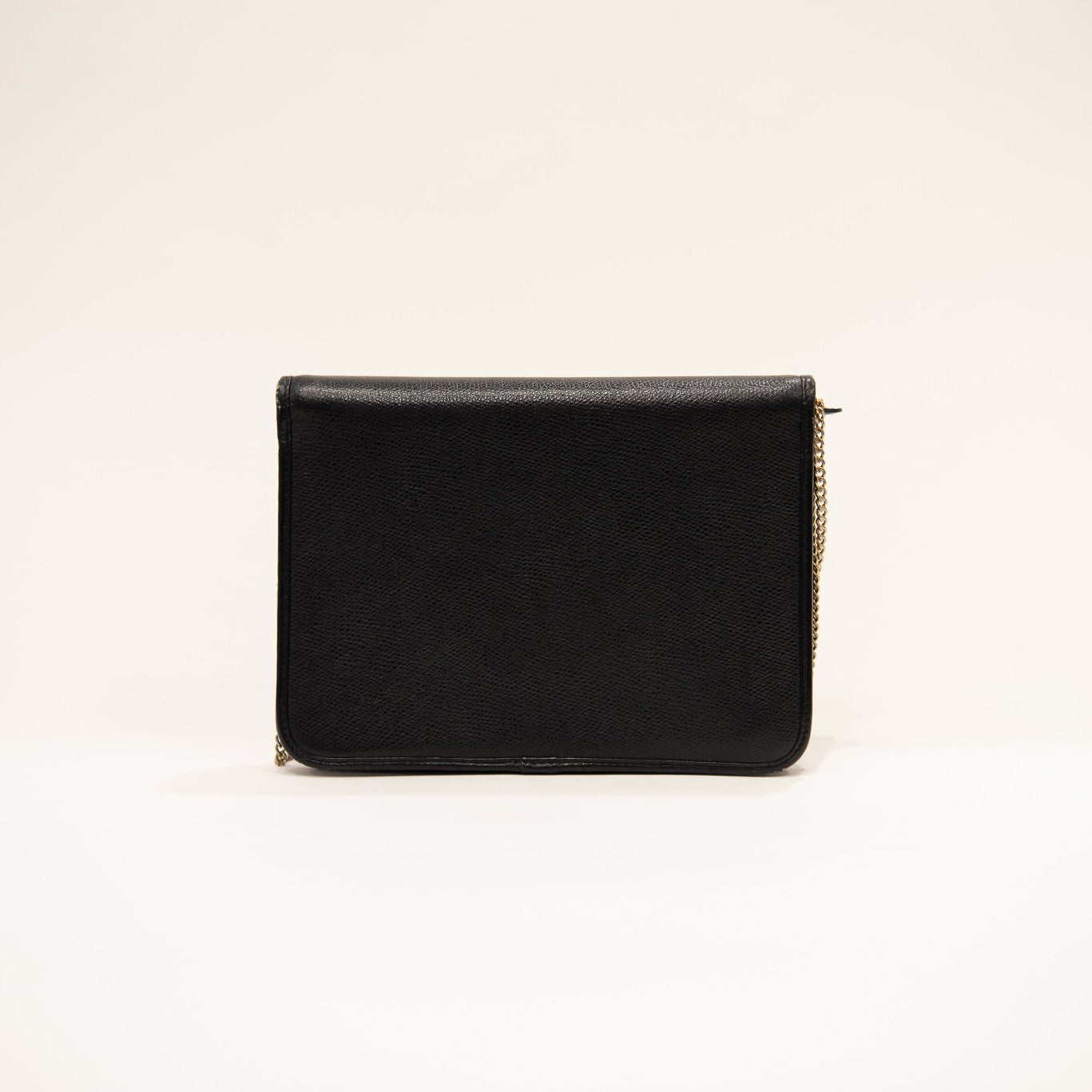 CHRISTIAN DIOR Chain Crossbody Leather Handbag