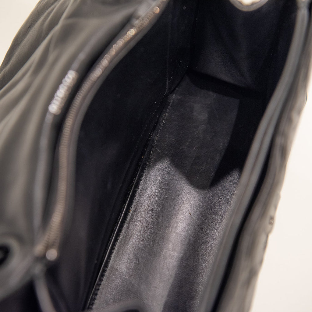 BALENCIAGA Crush Quilted Leather Shoulder Bag