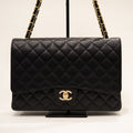 CHANEL Maxi Classic Caviar Leather Shoulder Bag (’24)