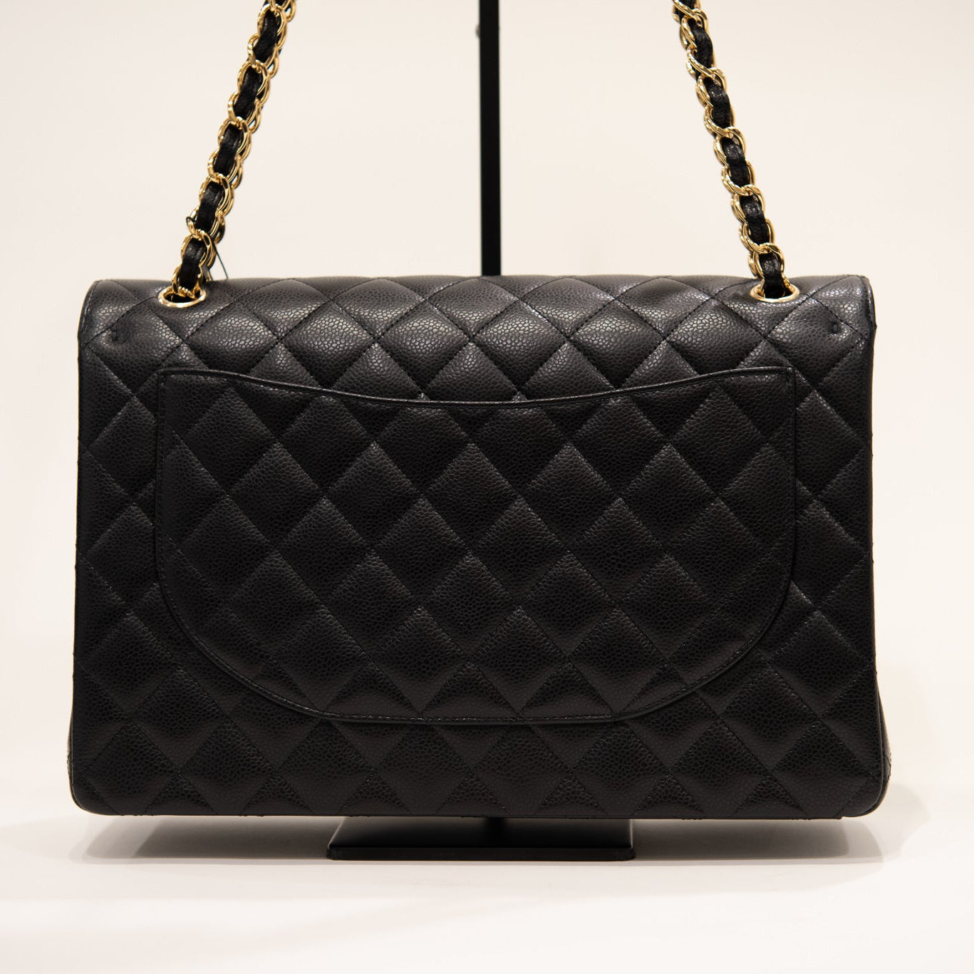 CHANEL Maxi Classic Caviar Leather Shoulder Bag (’24)