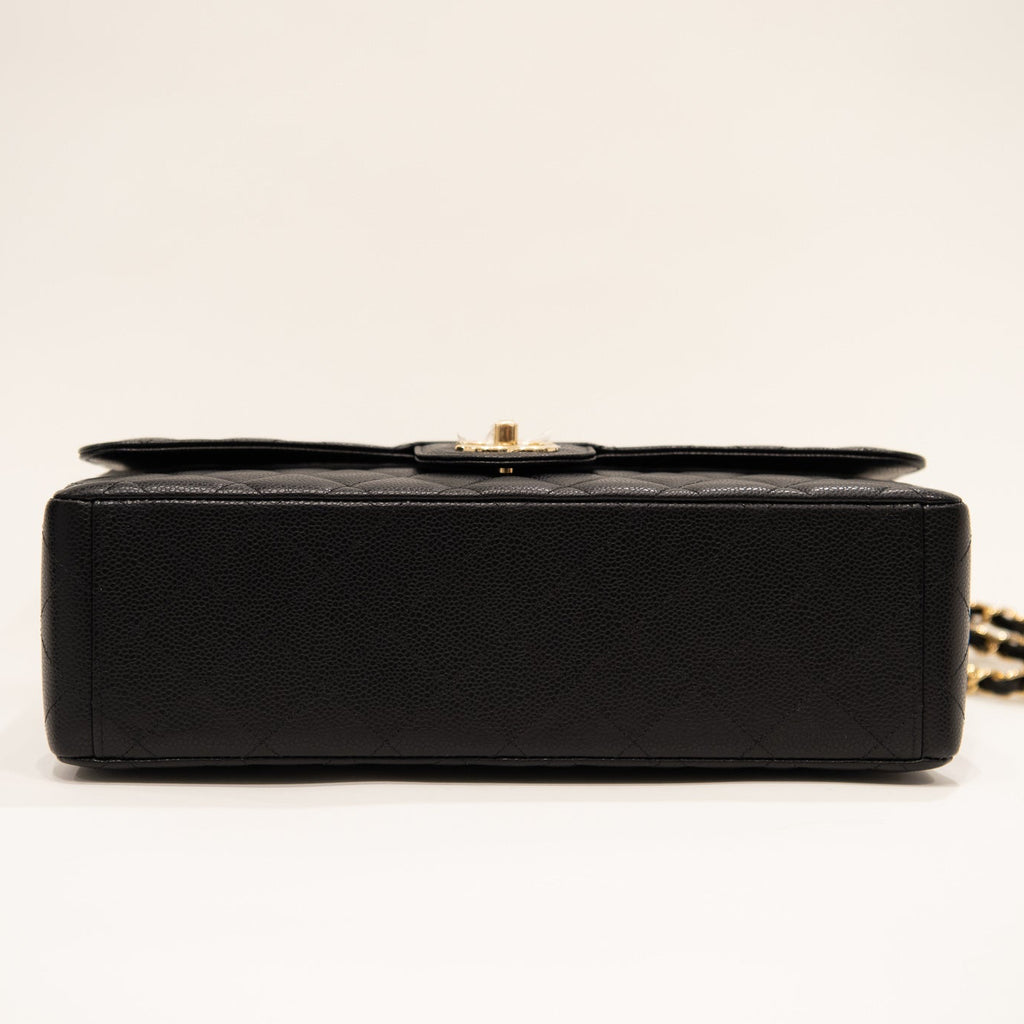 CHANEL Maxi Classic Caviar Leather Shoulder Bag (’24)