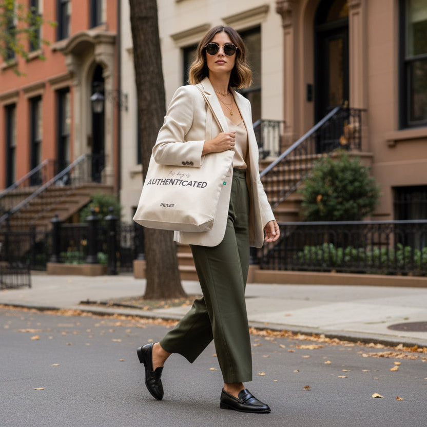 HERITAGE Recycled Cotton Canvas Tote Bag