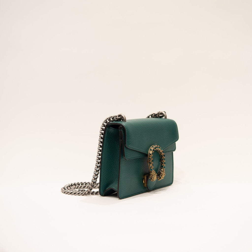 GUCCI Mini Dionysus Leather Crossbody Bag