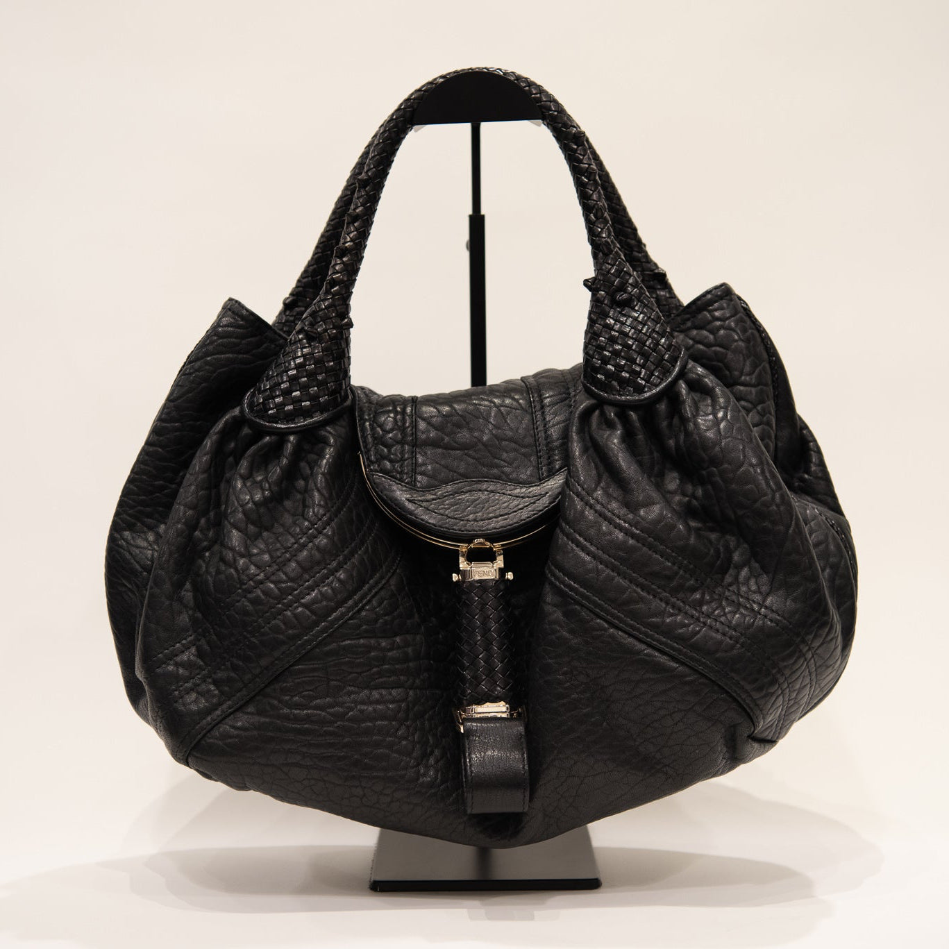FENDI Spy Leather Shoulder Bag