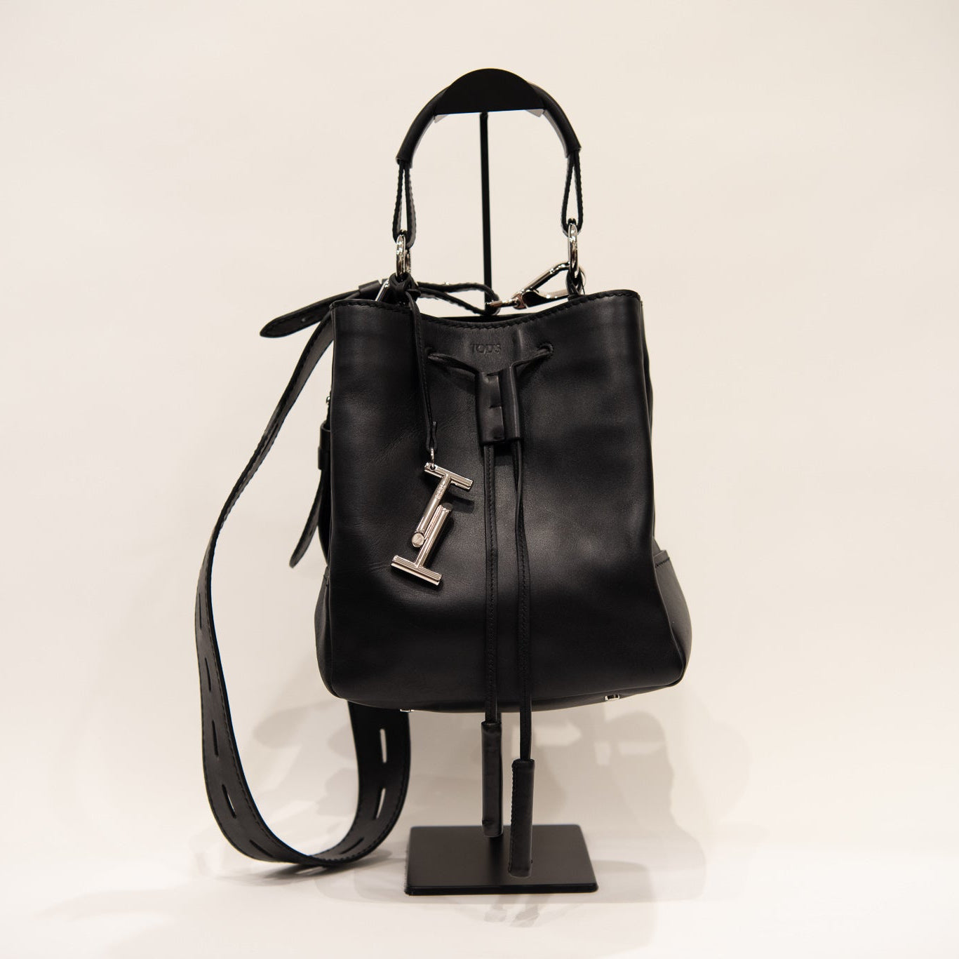 TOD'S Leather Cossbody Bucket Bag