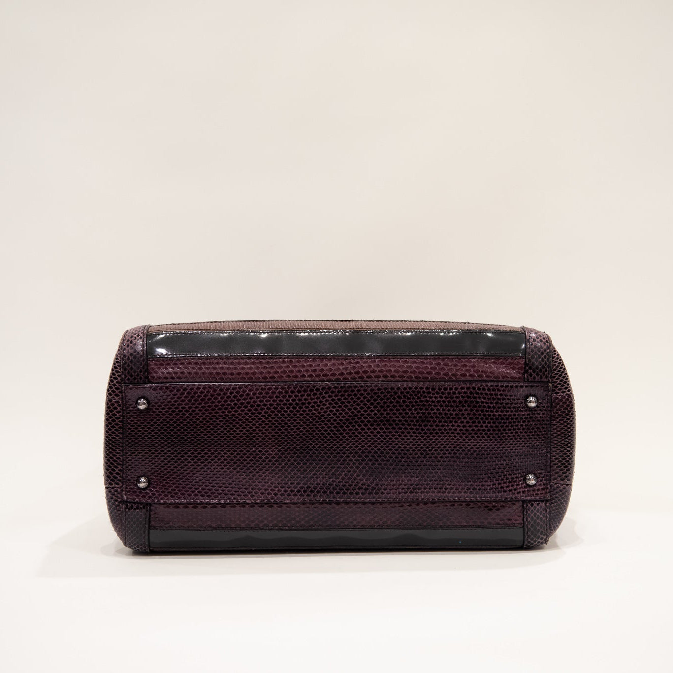 DOLCE & GABBANA Miss Sicily Python Leather Shoulder Bag