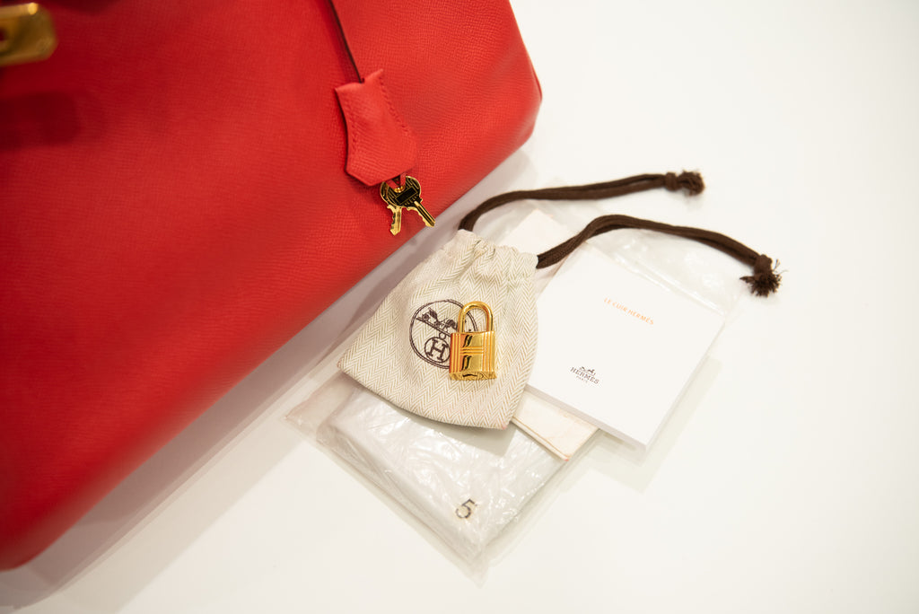 HERMES Birkin 35 Epsom with Gold Hardware