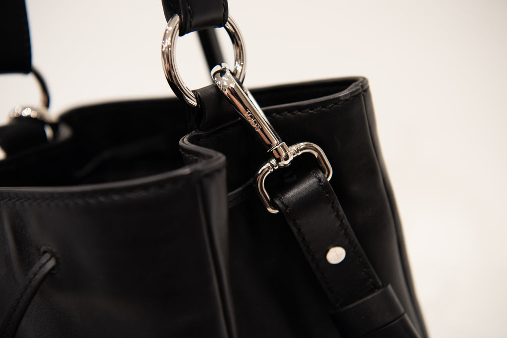 TOD'S Leather Cossbody Bucket Bag
