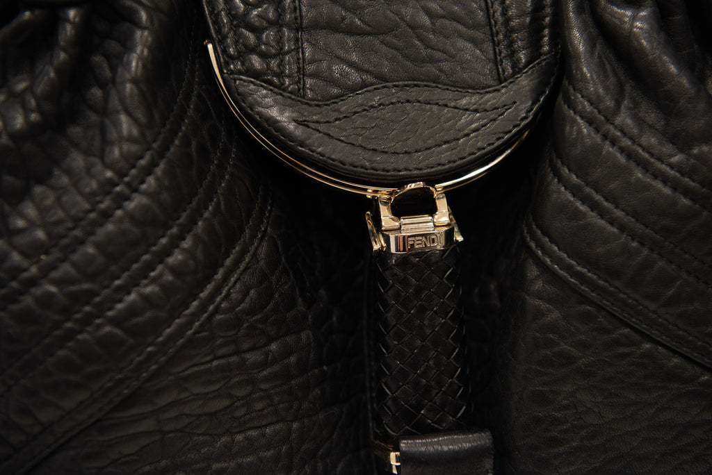 FENDI Spy Leather Shoulder Bag