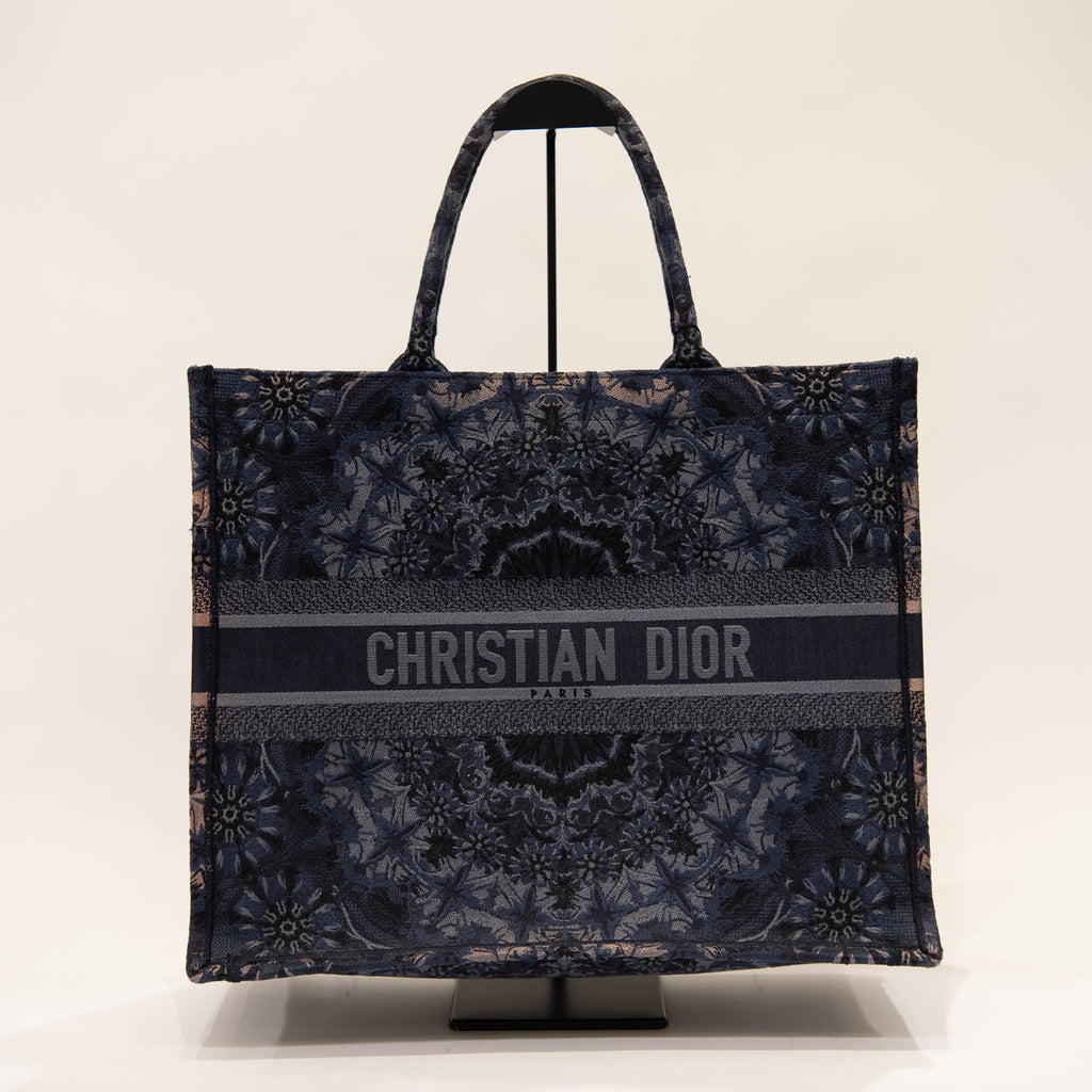 DIOR Kaleidiorscopic Embroidered Canvas Tote Bag ('19)