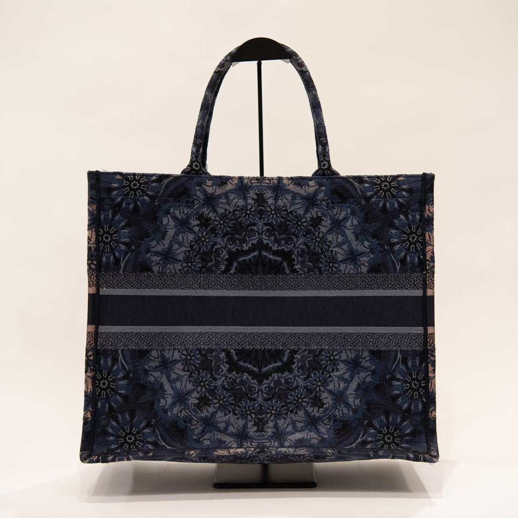 DIOR Kaleidiorscopic Embroidered Canvas Tote Bag ('19)