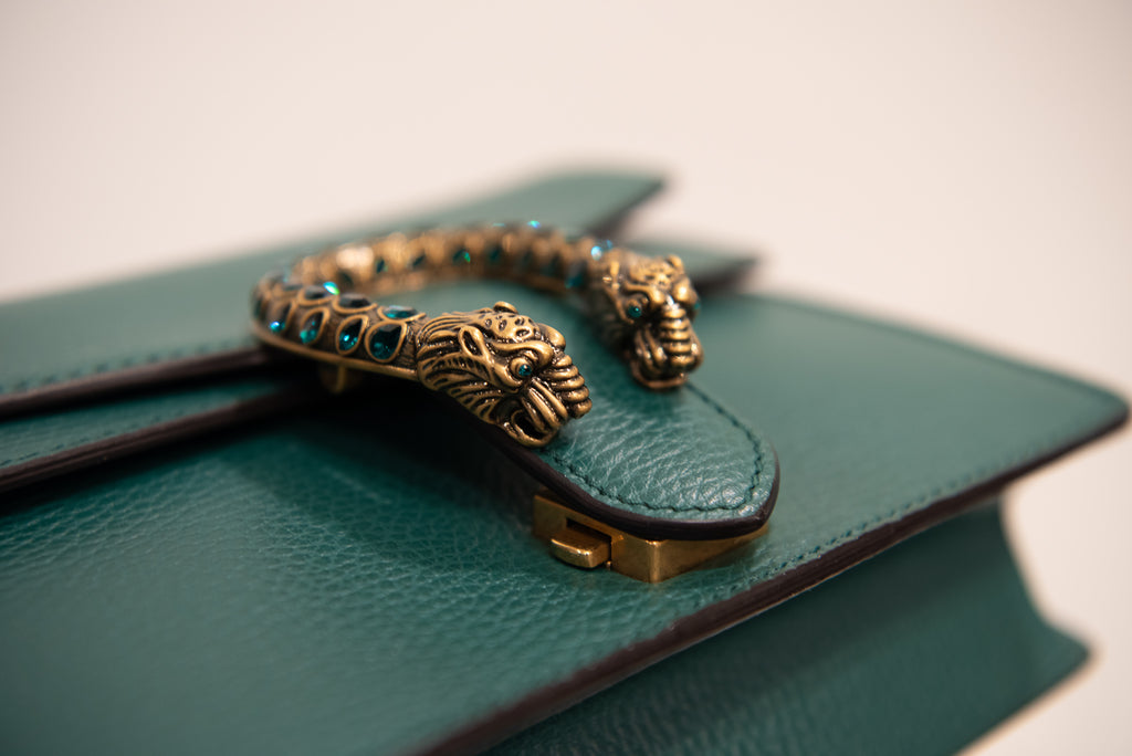 GUCCI Mini Dionysus Leather Crossbody Bag