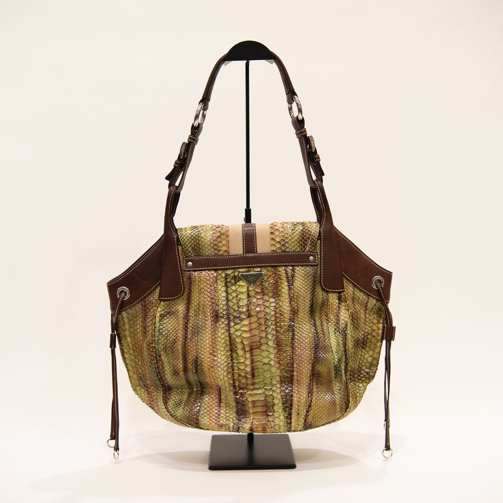PRADA Moon Python Handbag