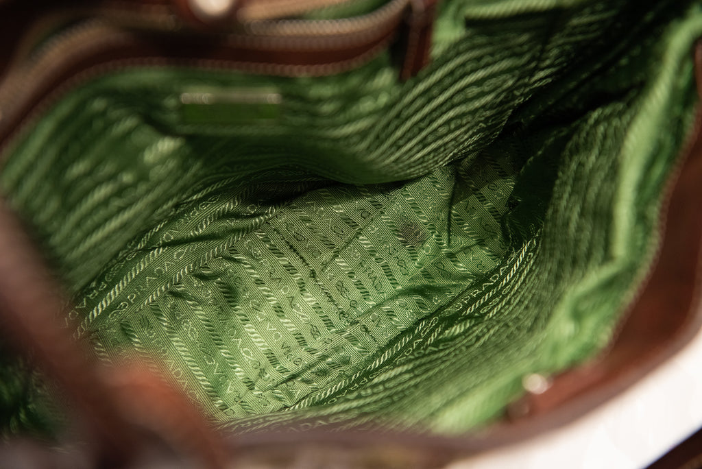 PRADA Moon Python Handbag