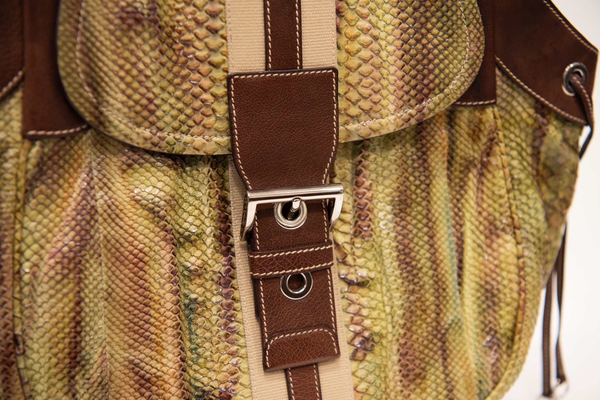 PRADA Moon Python Handbag