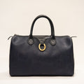 CHRISTIAN DIOR Coated Fabric Boston Bag