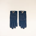 HERMES Lambskin Leather Gloves