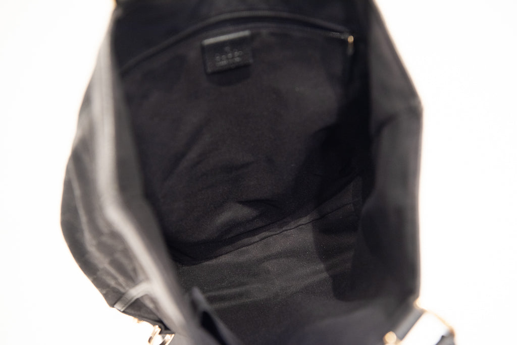 GUCCI GG Canvas Abbey D-Ring Tote Bag