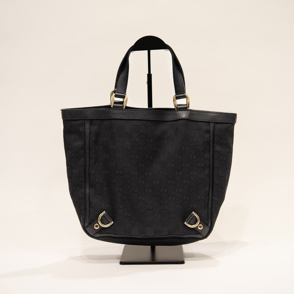 GUCCI GG Canvas Abbey D-Ring Tote Bag
