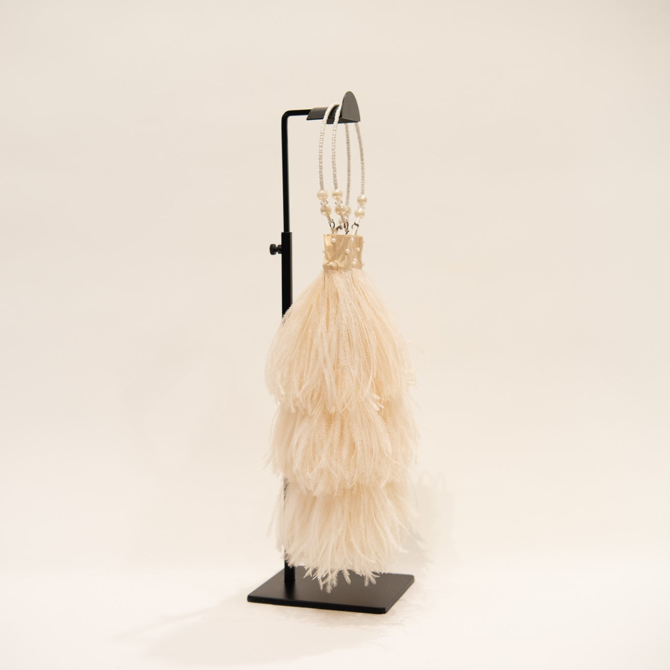 MARYSIA Ostrich Feather Beaded Handbag