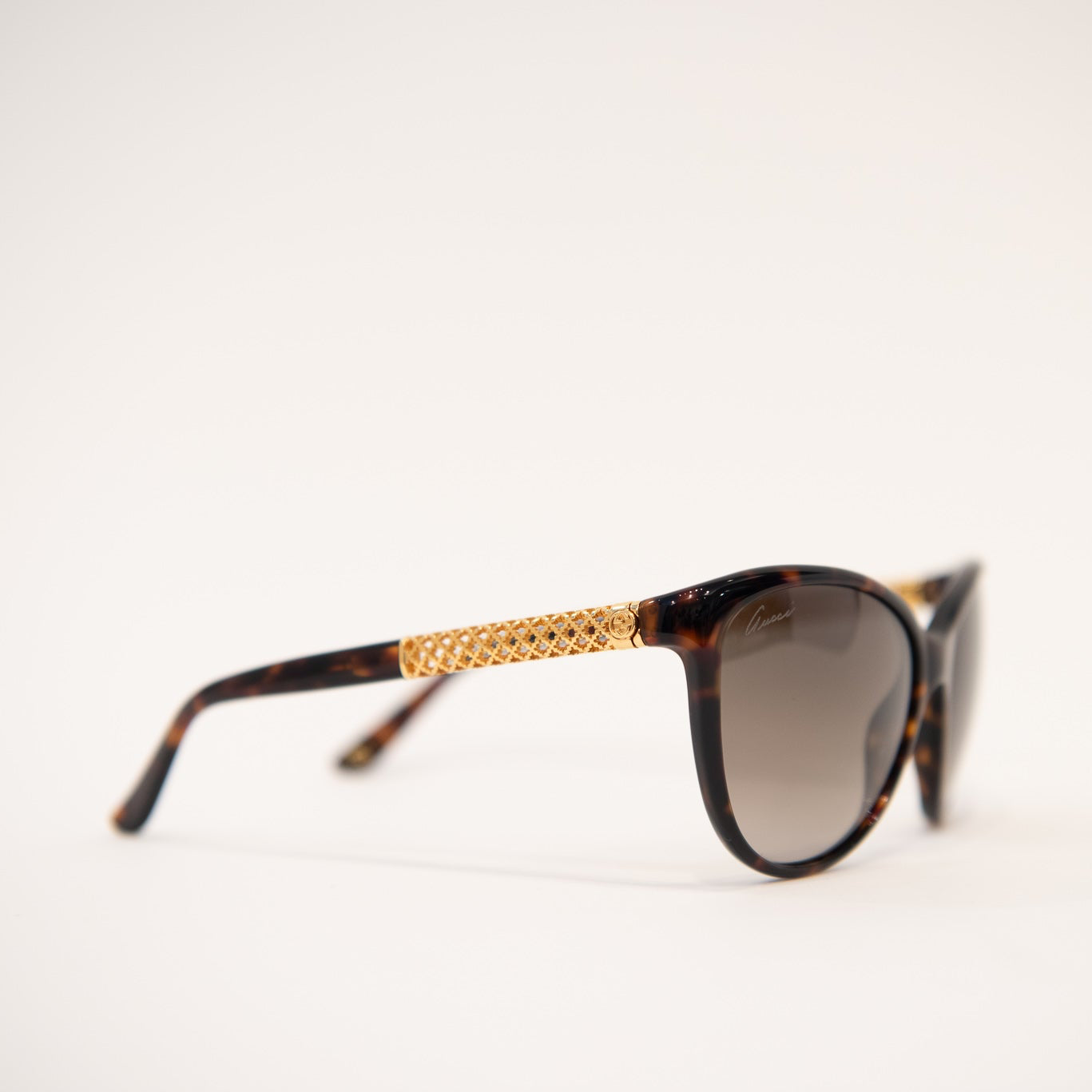 GUCCI 3692/S Gold Plated Tortoiseshell Sunglasses