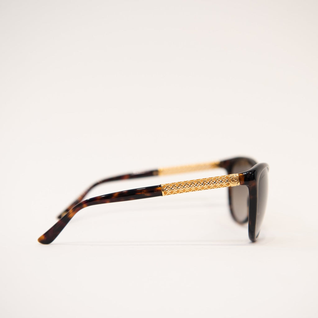 GUCCI 3692/S Gold Plated Tortoiseshell Sunglasses