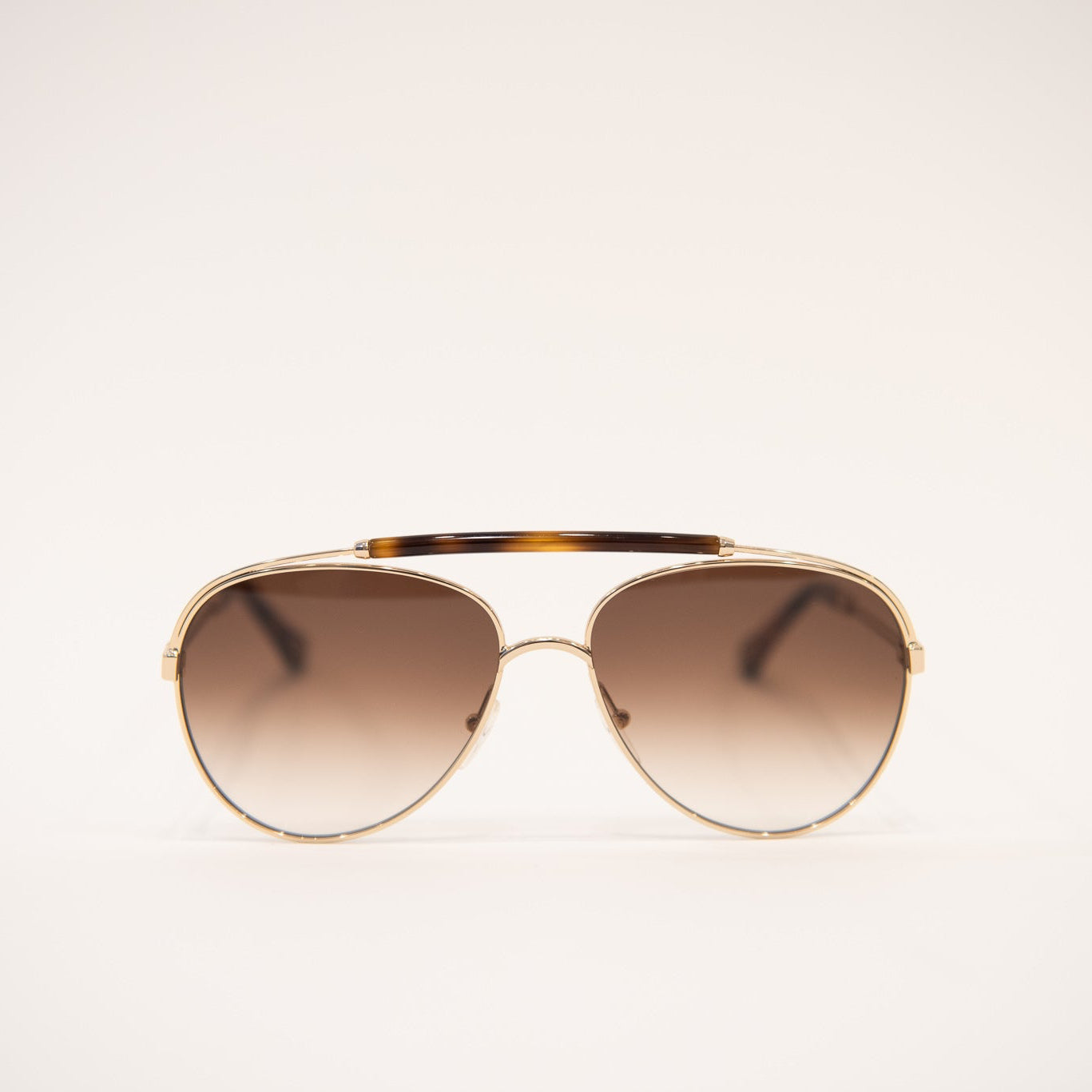 CHLOE CE141S Tortoiseshell Aviator Sunglasses