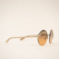 BVLGARI ‘Serpenti Viper’ 6089 Rimless Sunglasses