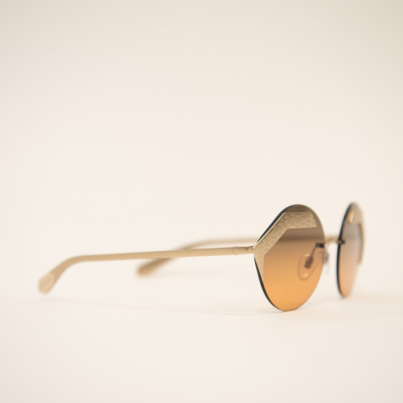 BVLGARI ‘Serpenti Viper’ 6089 Rimless Sunglasses